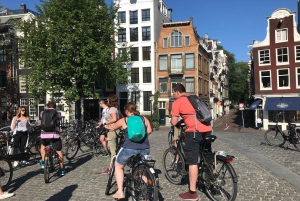 Amsterdam: Tour guiado de la ciudad en bicicleta en francés