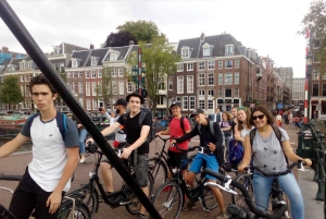 Amsterdam: Tour guiado de la ciudad en bicicleta en francés