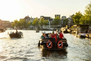 Amsterdam: Guidet bådtur med ubegrænset drikkevarer