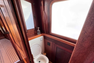 Ámsterdam: Crucero en barco histórico con barra libre y aperitivos