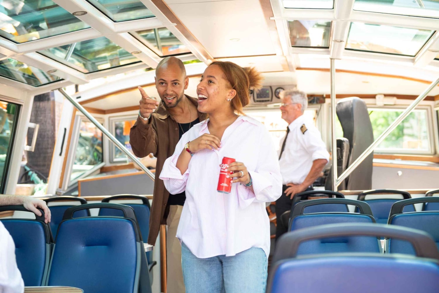 アムステルダム：歴史的中心部運河クルーズ