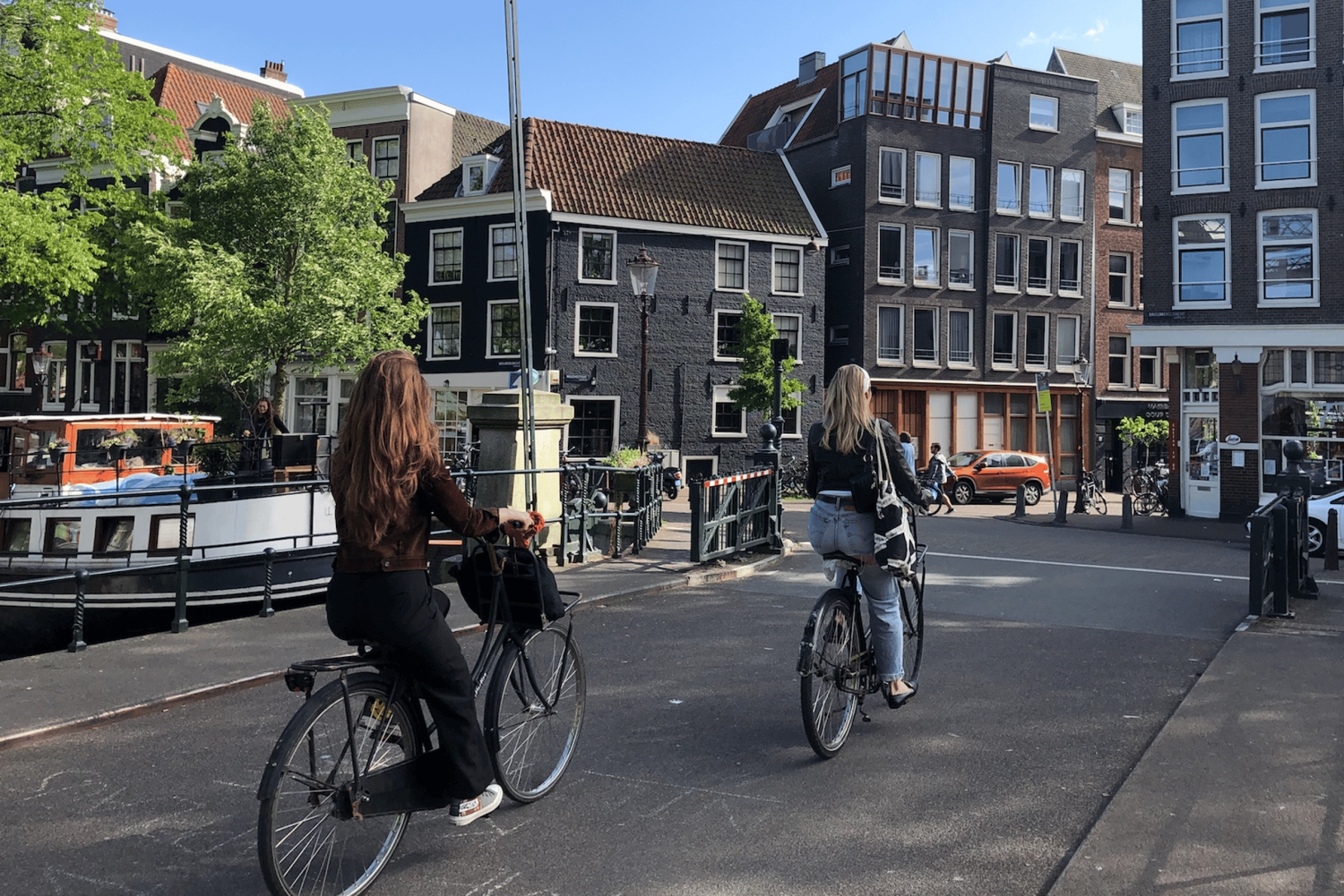 Amsterdã: Passeio de bicicleta pelo centro da cidade em alemão ou inglês (particular)