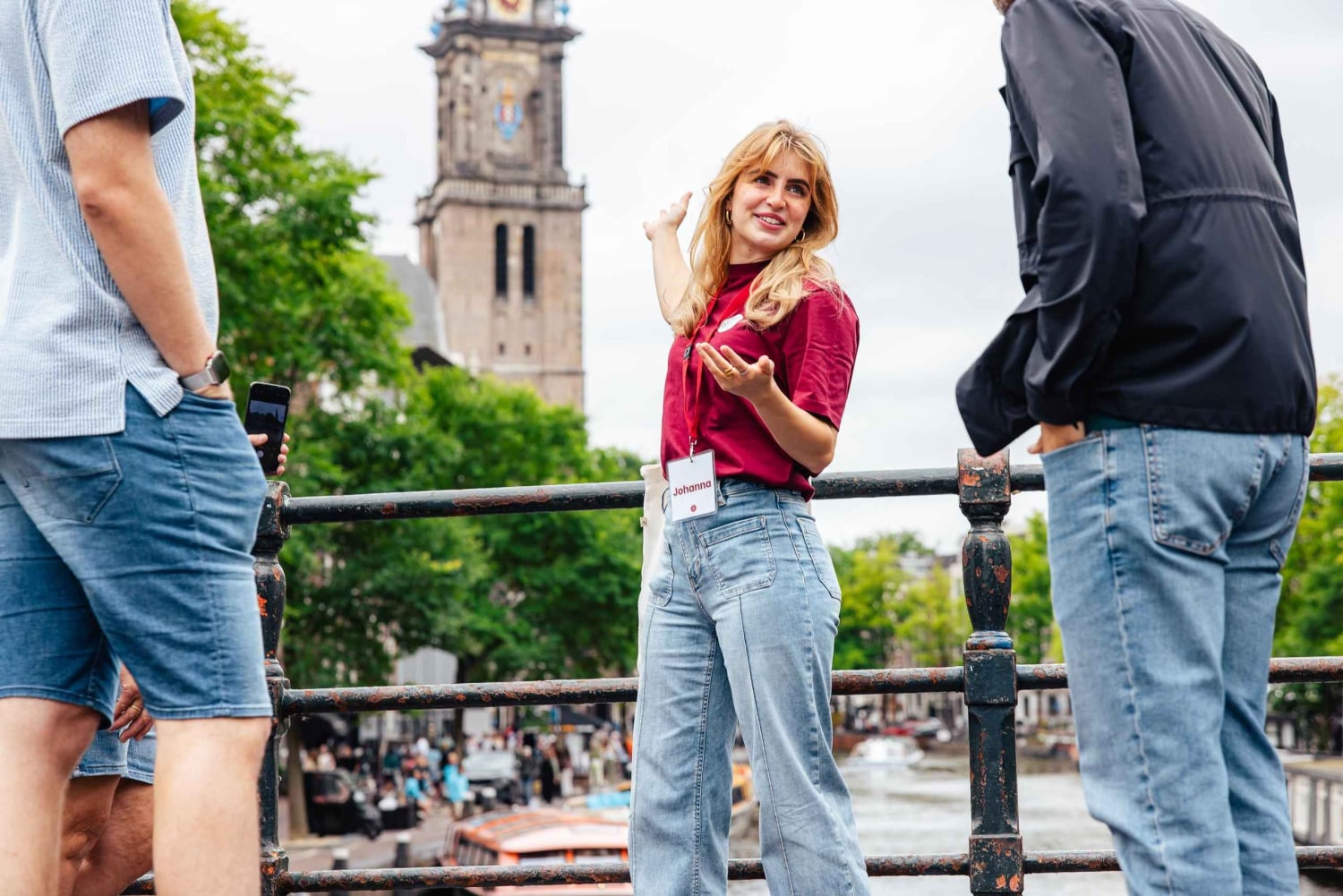 Amsterdam : Visite guidée du quartier Jordaan avec un guide allemand
