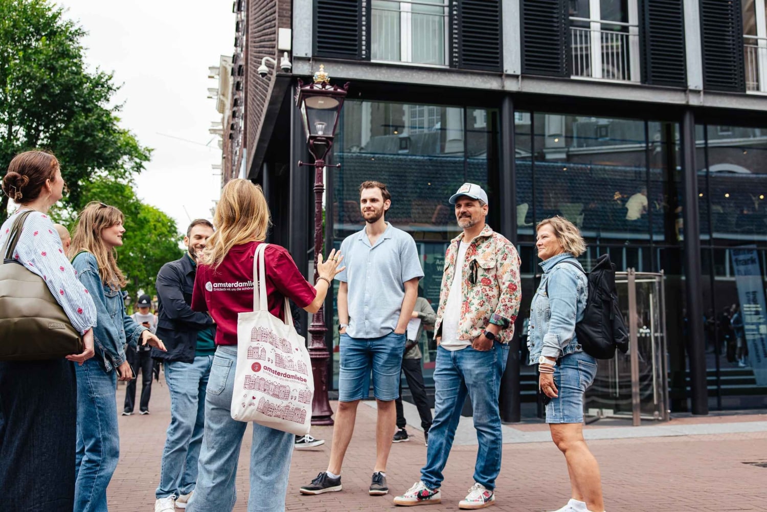 Amsterdam : Visite guidée du quartier Jordaan avec un guide allemand