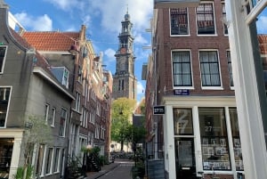 Amsterdam : Visite guidée du quartier Jordaan avec un guide allemand