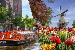 Amsterdam: Keukenhof Entry Ticket and Canal Cruise
