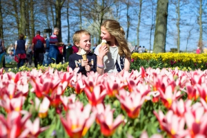 Amsterdam: Keukenhof Ticket mit Shuttle-Bus + Grachtenrundfahrt