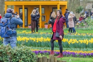 Amsterdam: Keukenhof Tulip Garden and Giethoorn Experience