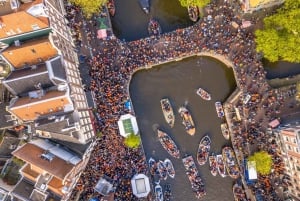 Amsterdam: Kings Day Boat Party med obegränsad dryck