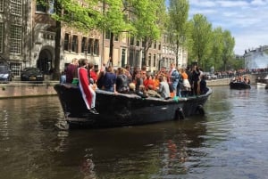 Amsterdam: King's Day Party Cruise with Open Bar & Music