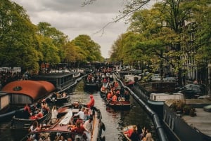 Amsterdam: King's Day Party Cruise with Open Bar & Music