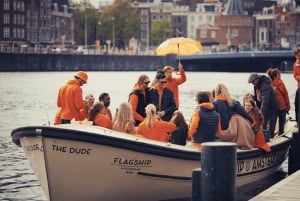 Amsterdam: Königstag-Party-Kreuzfahrt mit offener Bar und Musik