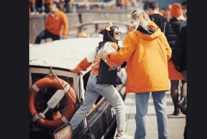 Amsterdam: Königstag-Party-Kreuzfahrt mit offener Bar und Musik