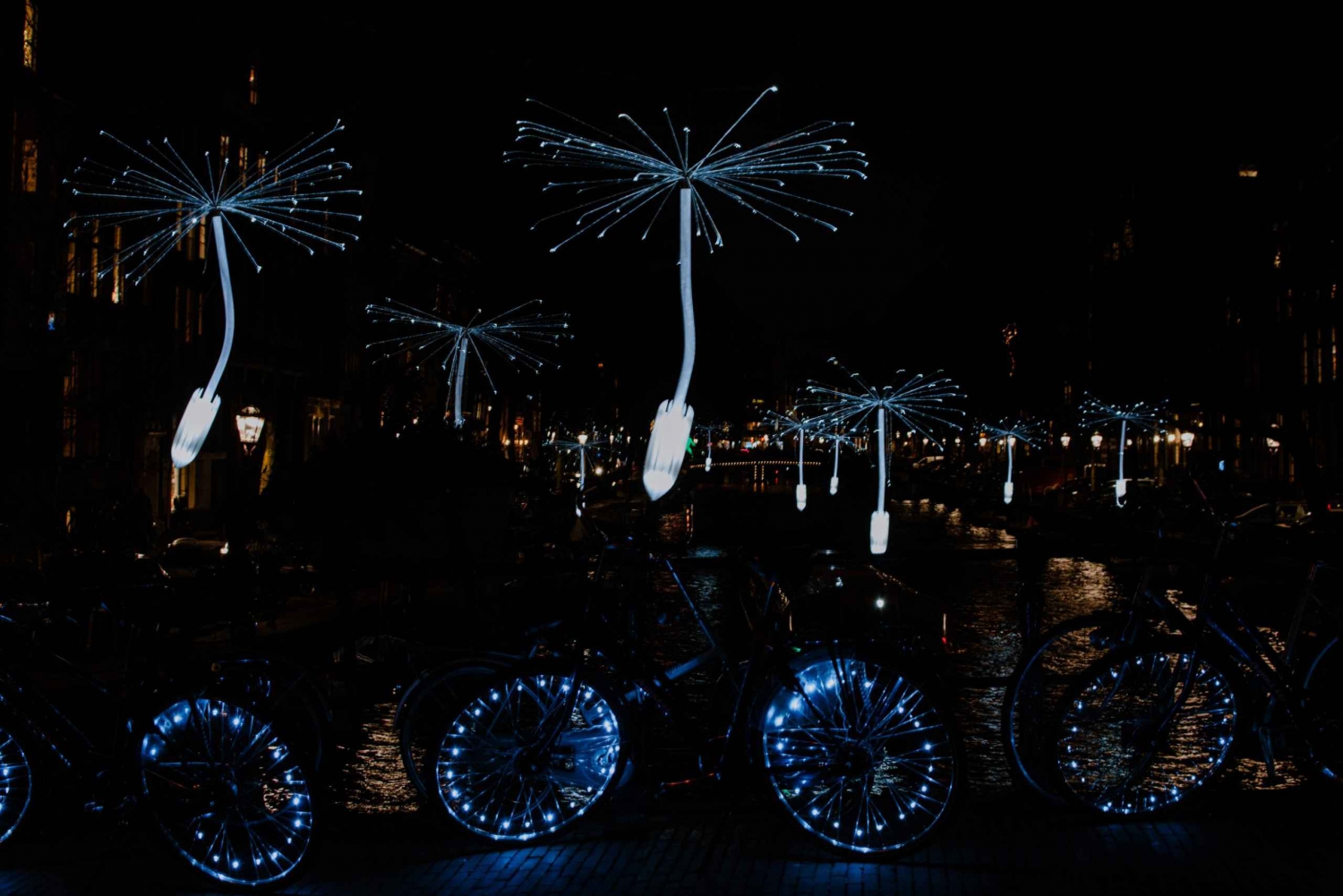 Amsterdam: Light Festival Bike Tour