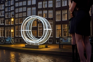 Amsterdam: Light Festival bådtur med snack og drinks