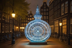 Amsterdam: Light Festival Bootstour mit Snack und Getränken