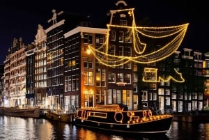 Amsterdam: Light Festival Boat Tour with Snacks and Drinks