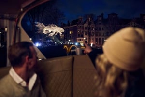 Amsterdam: Bootsfahrt zum Lichterfest mit heißer Schokolade und Stroopwafel