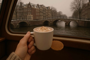 Amsterdam: crociera al Festival delle Luci con cioccolata calda e stroopwafel