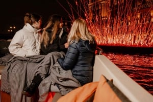 Amsterdam : Bateau du festival des lumières avec boissons et snacks illimités