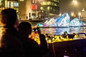 Amsterdam Light Festival-kanalkryssning med obegränsat med drycker