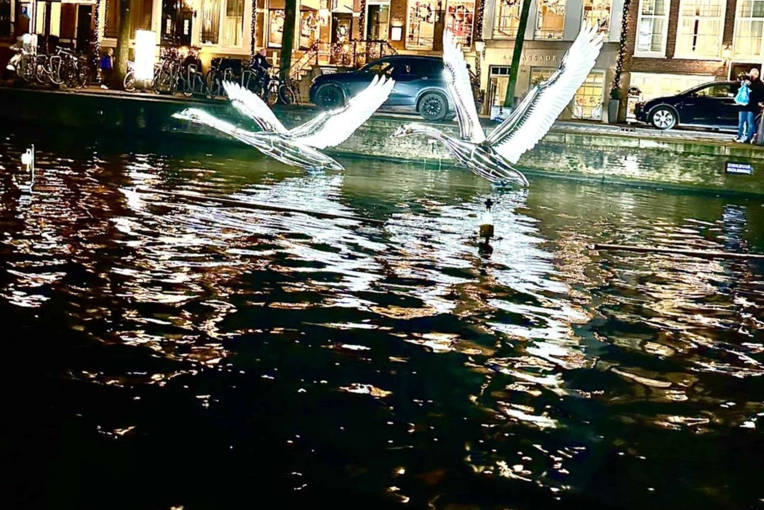 Амстердам: прогулка по каналам во время Фестиваля света в небольшой группе (12)