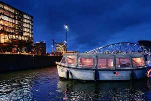 Amsterdam: Light Festival-rondvaart met warme snacks en drankjes