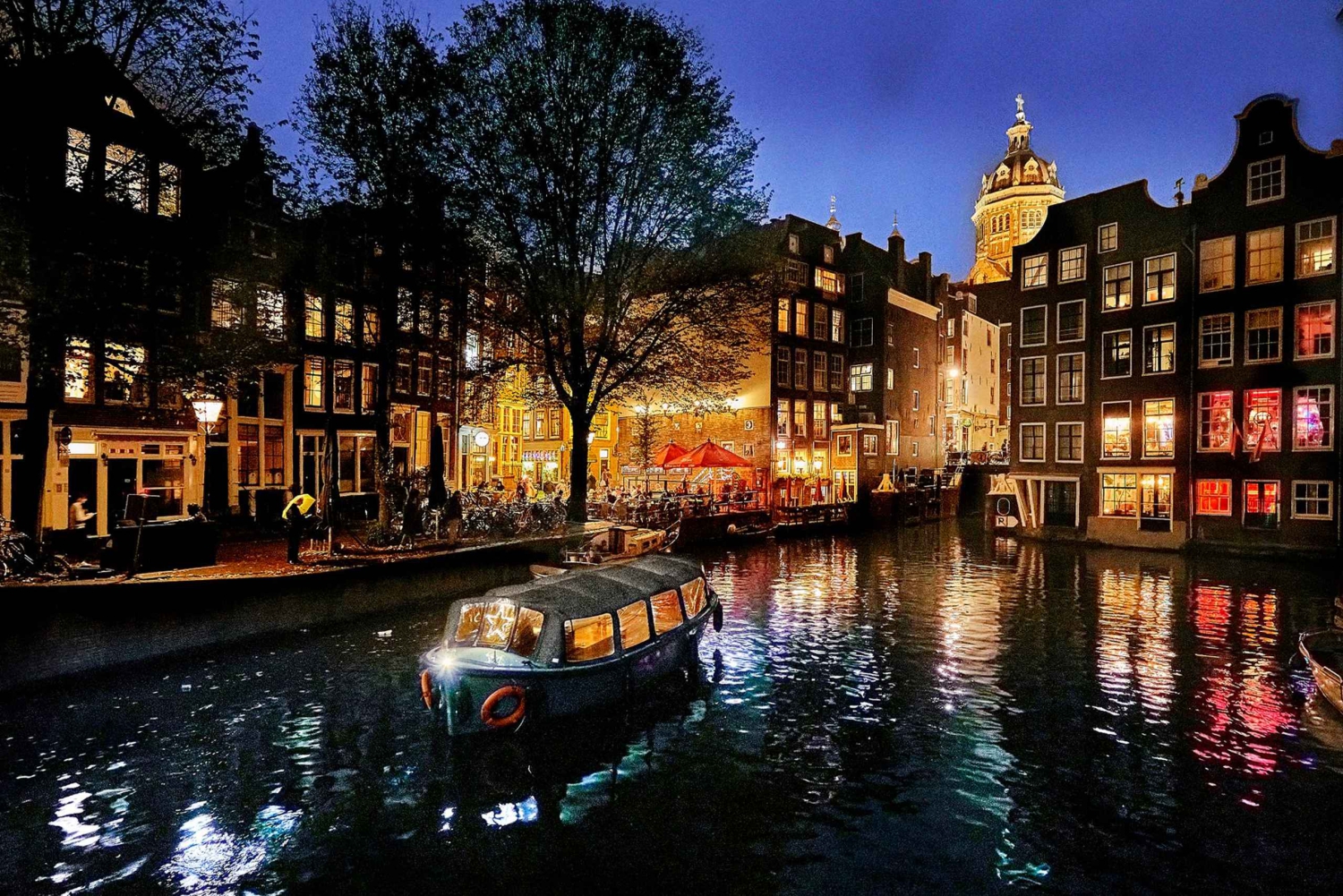 Amsterdam: crociera al Festival delle Luci con snack caldi e bevande