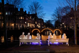 Amsterdam : Bateau du festival des lumières avec boissons et collations à volonté