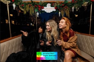 Amsterdam: Light Festival Heated Cruise + Hot Drinks & Bites