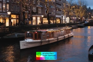 Amsterdam: Light Festival Heated Cruise + Hot Drinks & Bites