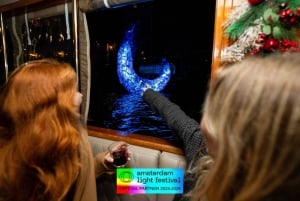 Amsterdam: Light Festival Heated Cruise + Hot Drinks & Bites