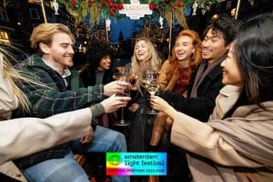 Amsterdam: Light Festival Heated Cruise + Hot Drinks & Bites