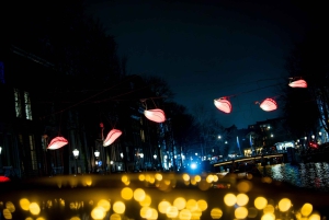Amsterdam: rejs podczas Light Festival z ogrzewaniem i napojami bez limitu!