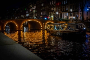 Amsterdam: rejs podczas Light Festival z ogrzewaniem i napojami bez limitu!