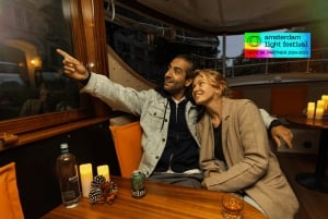 Amsterdam: Light Festival Heated Cruise with Drinks Option