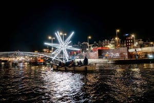 Амстердам: Круиз на открытом катере по фестивалю света