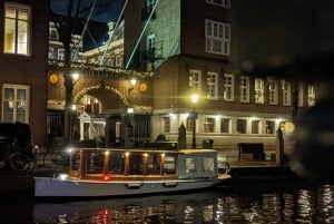 Privéboottocht tijdens Amsterdam Light Festival, inclusief welkomstdrankje
