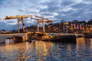 Amsterdam: Festival delle Luci in barca (semi) aperta - opzione con bevande