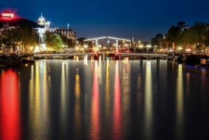 Amsterdam: Lysskulpturer med småbåttur og glühwein