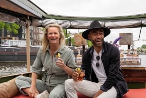 Amsterdam: Luxury Cruise Unlimited Cocktails & Snacks Option