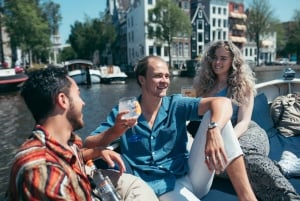 Amsterdam: Luxury Cruise Unlimited Cocktails & Snacks Option