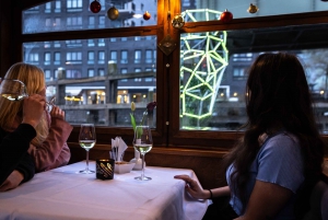 Amsterdam : Croisière de luxe sur les canaux pour le festival des lumières avec boissons