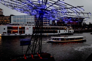 Amsterdam: Lyxig ljusfestival kanal kryssning med drycker