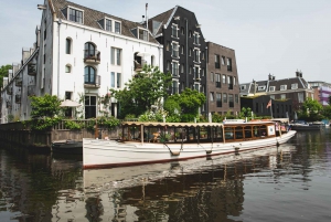 Amsterdam : Croisière de luxe sur les canaux pour le festival des lumières avec boissons