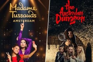 Amsterdam: Biglietto cumulativo Madame Tussauds e Amsterdam Dungeon