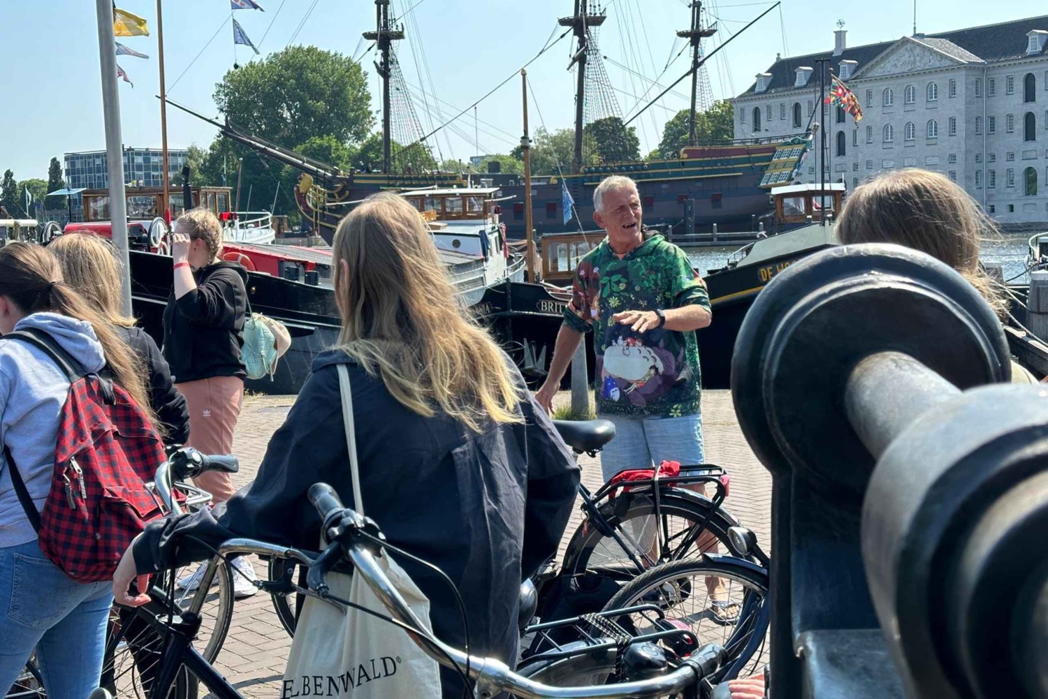 Ámsterdam: tour en bicicleta por la ciudad con Mike, lo más destacado