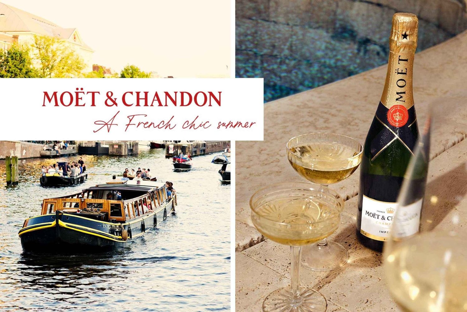 Amsterdam: Moët & Chandon Gourmet Dinner Cruise