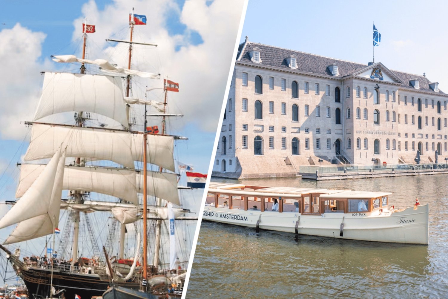 Amsterdam: Official SAIL Experience on Saloon Boat