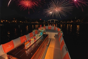 Amsterdam: oficjalna wycieczka SAIL Experience z fajerwerkami i szampanem